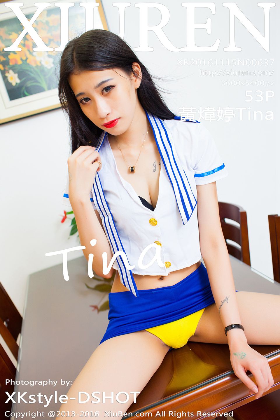 [秀人网]美媛馆No.637 黃煒婷Tina