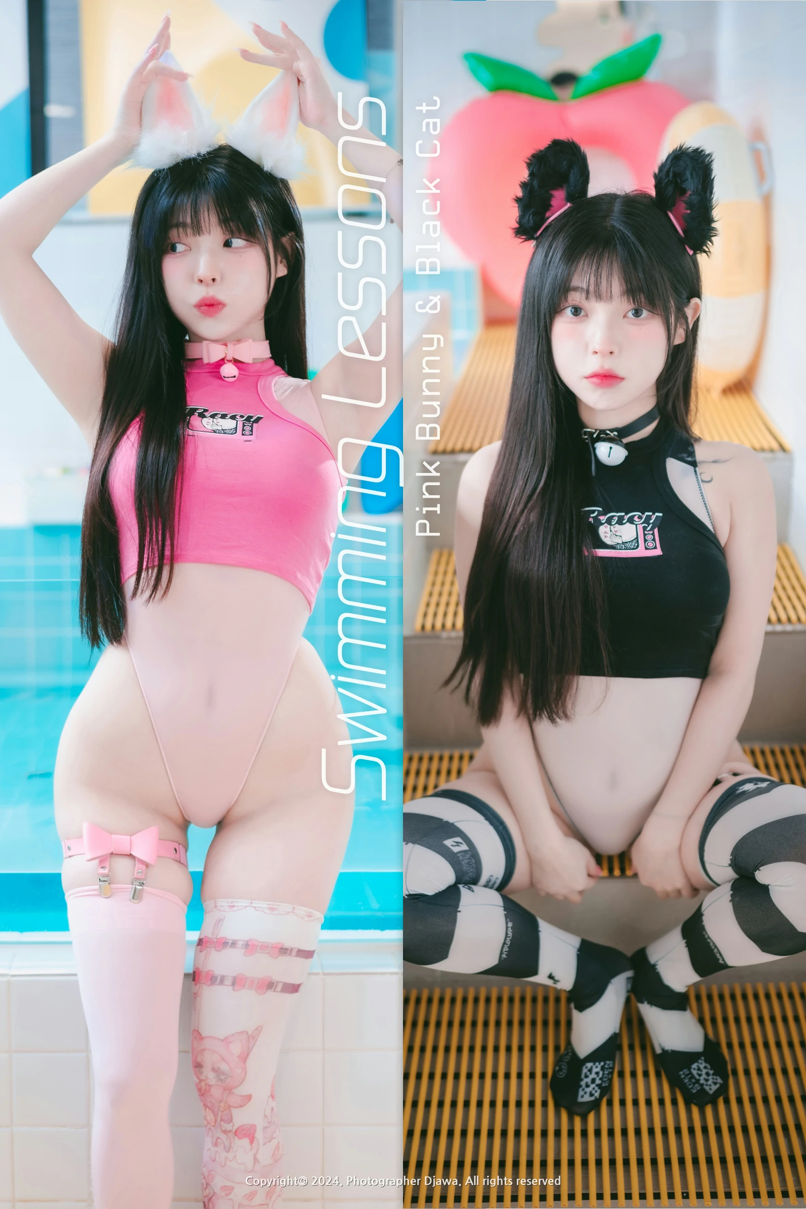 [DJAWA] Yudi - Pink Bunny & Black Cat[105P]