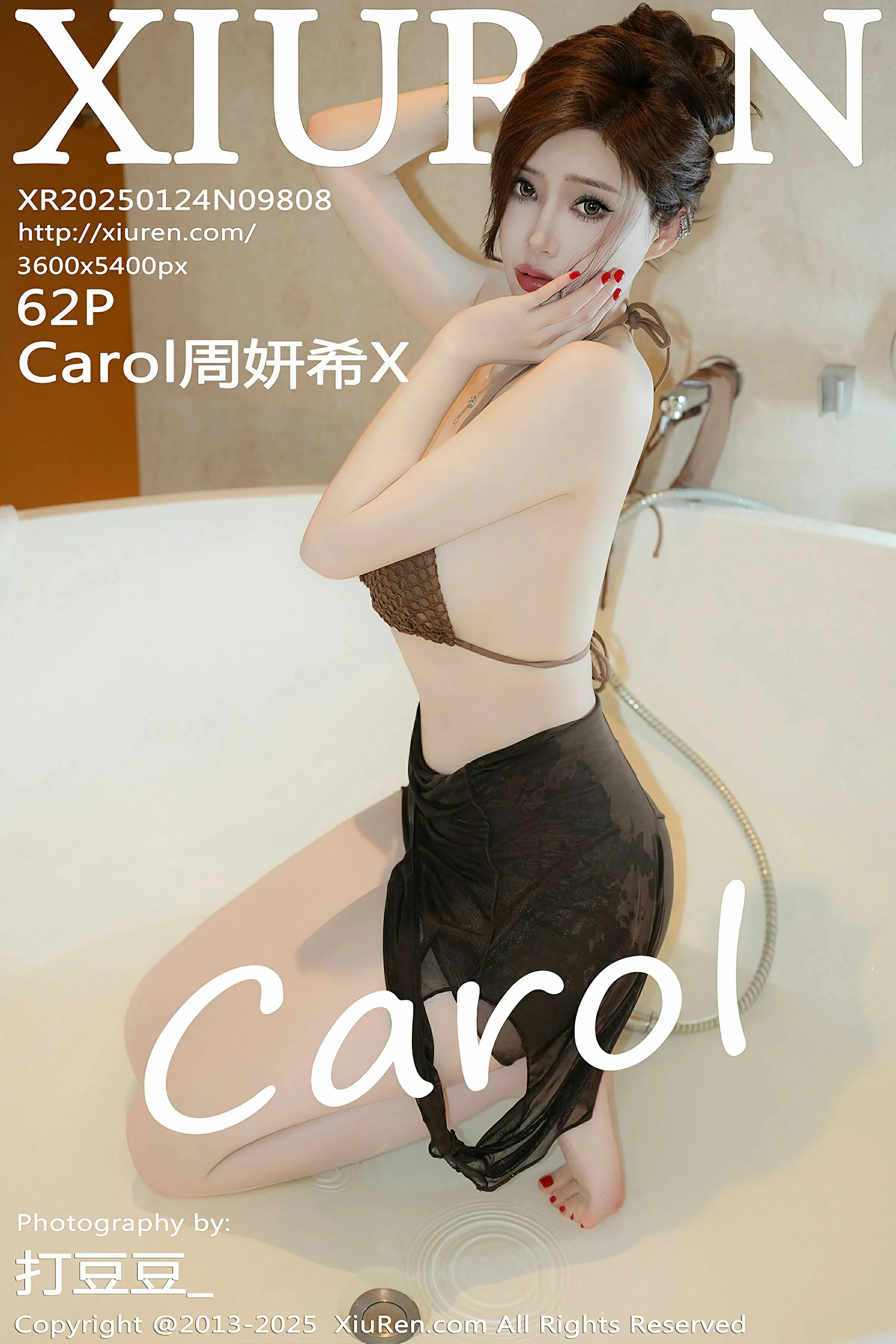 [XiuRen秀人网] 2025.01.24 No.9808 Carol周妍希X[63P]