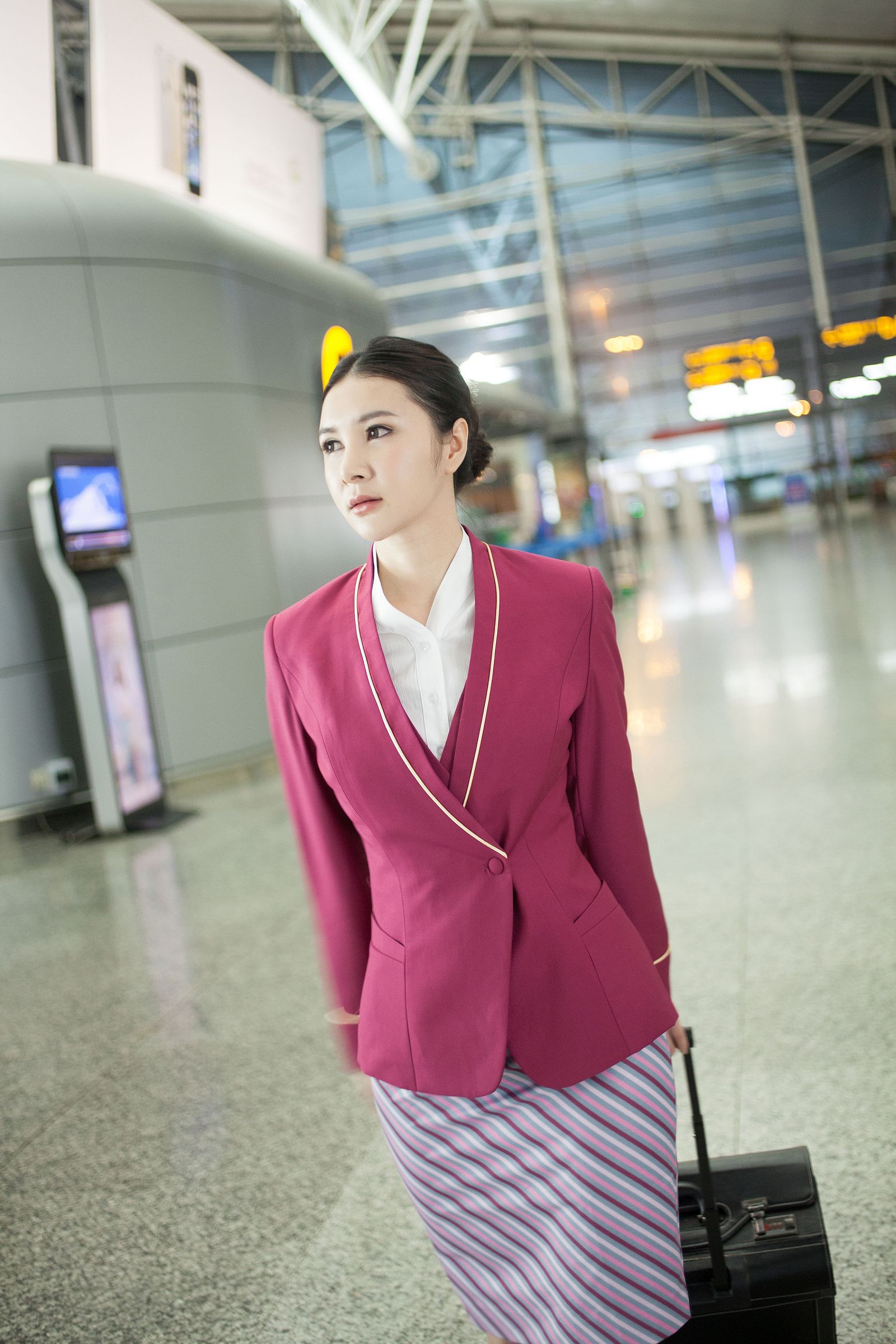 [TGOD写真] 2014.10.23 顾欣怡 空港迷失 空姐的私生活（上）1