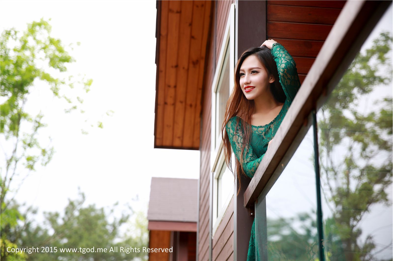 [TGOD写真] 2015.05.08 女神驾到 九江花源谷 青春女神鲁思羽 夏静镜0